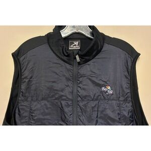 Ahead BAY HILL Arnold Palmer Golf Vest Men's Large Black EXCELLENT